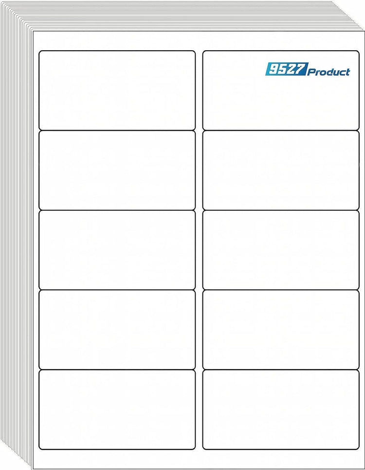 9527 Product 10 UP Sticker Labels,2x4 inches FBA Shipping Address Labels for Laser/Ink Jet Printer,Total 1000 Labels