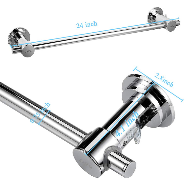 24 inch Suction Cup Towel Bar