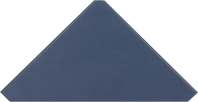 SAFAVIEH Home Collection – Gomez Blue Corner Table, 1-Drawer Space-Saving Triangle Accent Table, Classic Turned-Leg Design (AMH5709H)