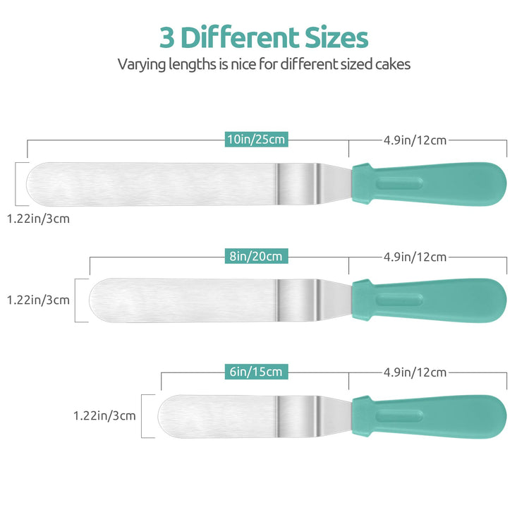 Offset Icing Spatula Set (3 Count)