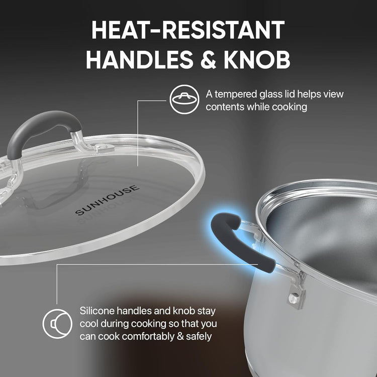 2 Tier Stainless Steel Steamer Pots