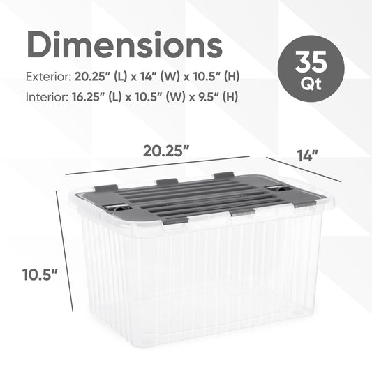 Storage Bins with Lids