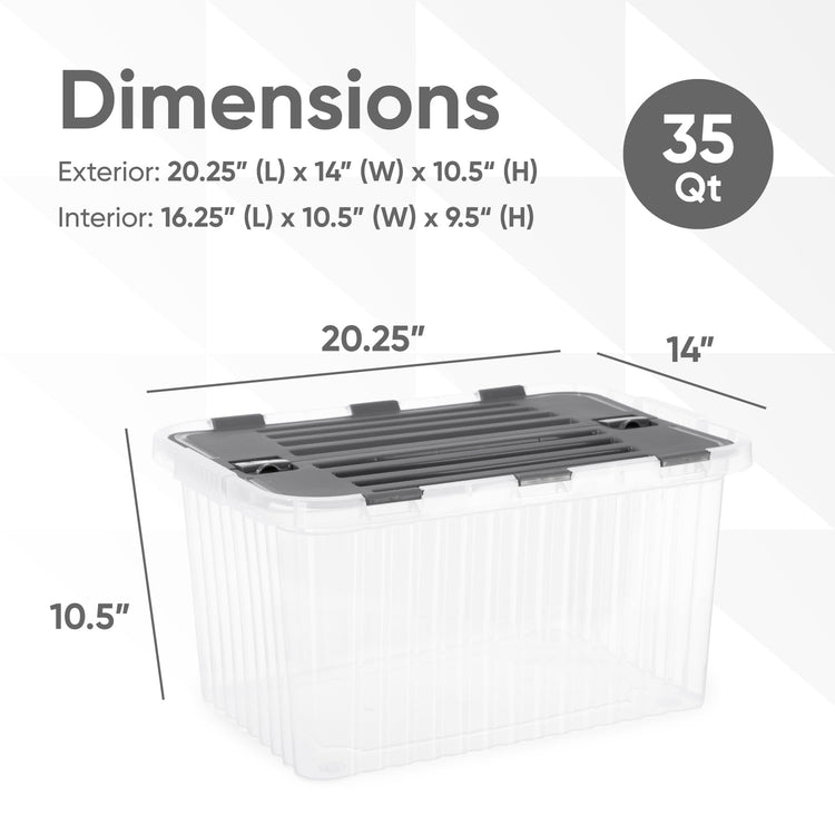 Storage Bins with Lids
