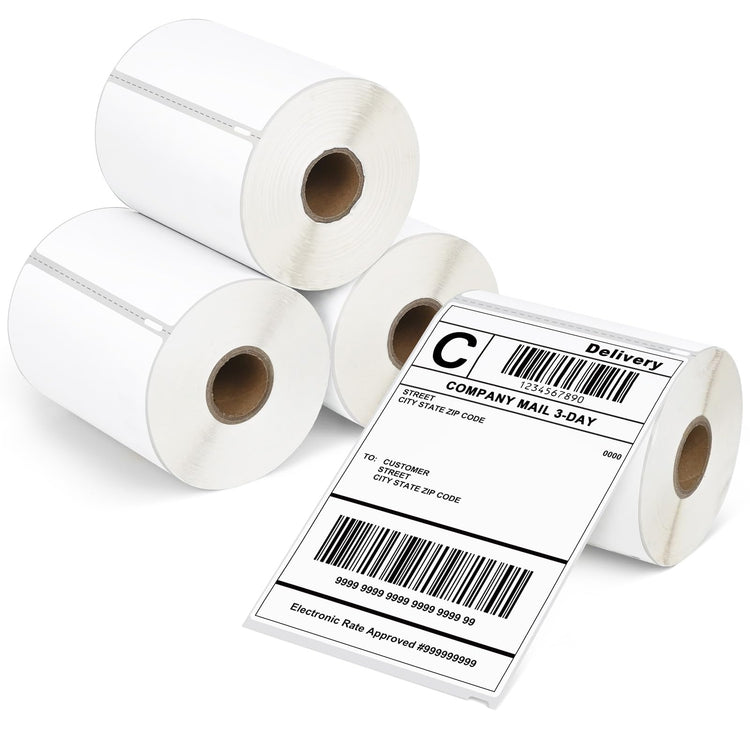 880 4"x 6" Thermal Shipping Labels Replacement for DYMO 1744907 (880 Count)