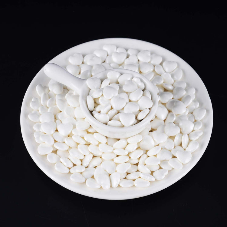 White Heart Shapes Sprinkles (4.58 Ounce)