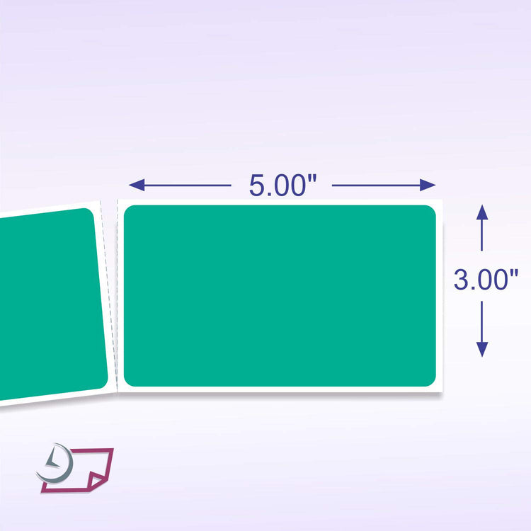 500 Rectangle Stickers (500 Count)