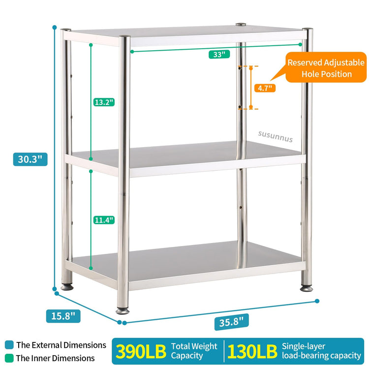 Stainless Steel Shelves