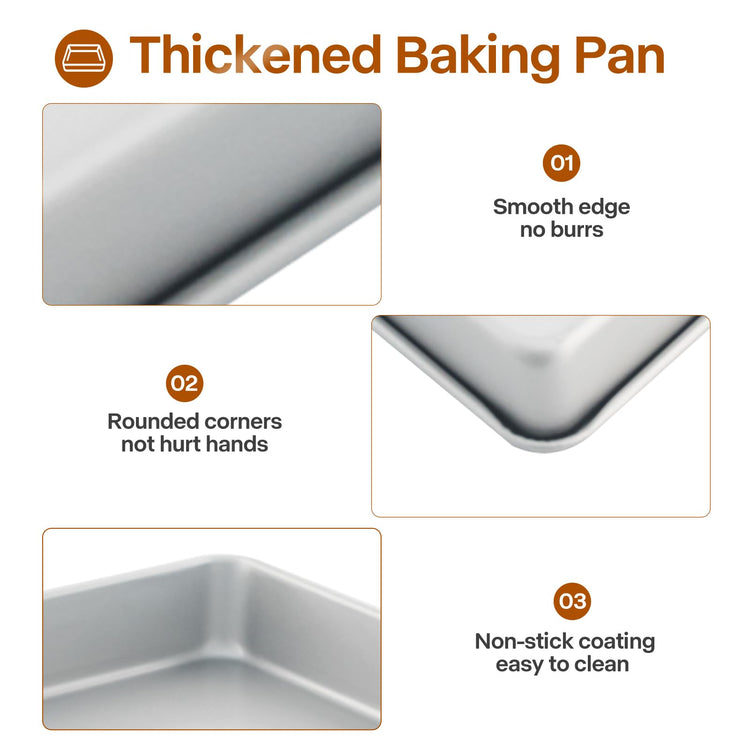 Deep Baking Pans Set of 3 (3 Count)