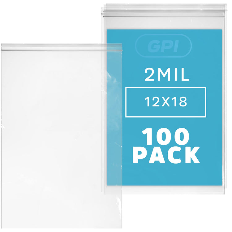 12" x 18" Zip Bags (100 Count)