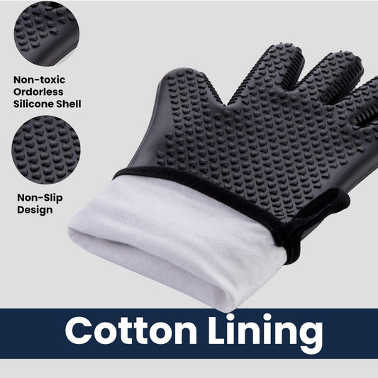 BBQ Gloves Heat Resistant (2 Count)