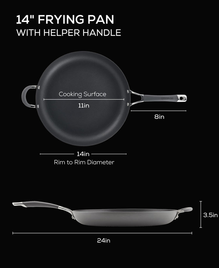 83906 Circulon Radiance Hard Anodized Nonstick Frying Pan