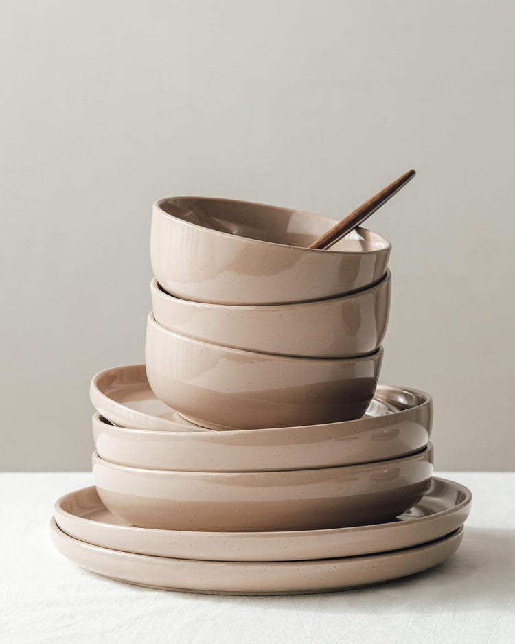 Milkyway 24 Piece Stoneware Plates and Bowls