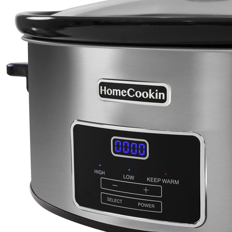 6 Quart Digital Programmable Slow Cooker with Timer