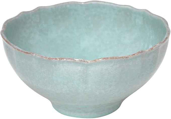 Casafina Ceramic Stoneware 10" x 5", 125 oz Serving Bowl - Impressions Collection, Robin's Egg Blue | Microwave & Dishwasher Safe Dinnerware | Food Safe Glazing | Restaurant Quality Serveware