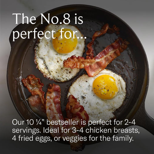 No.8 Medium Cast Iron Skillet