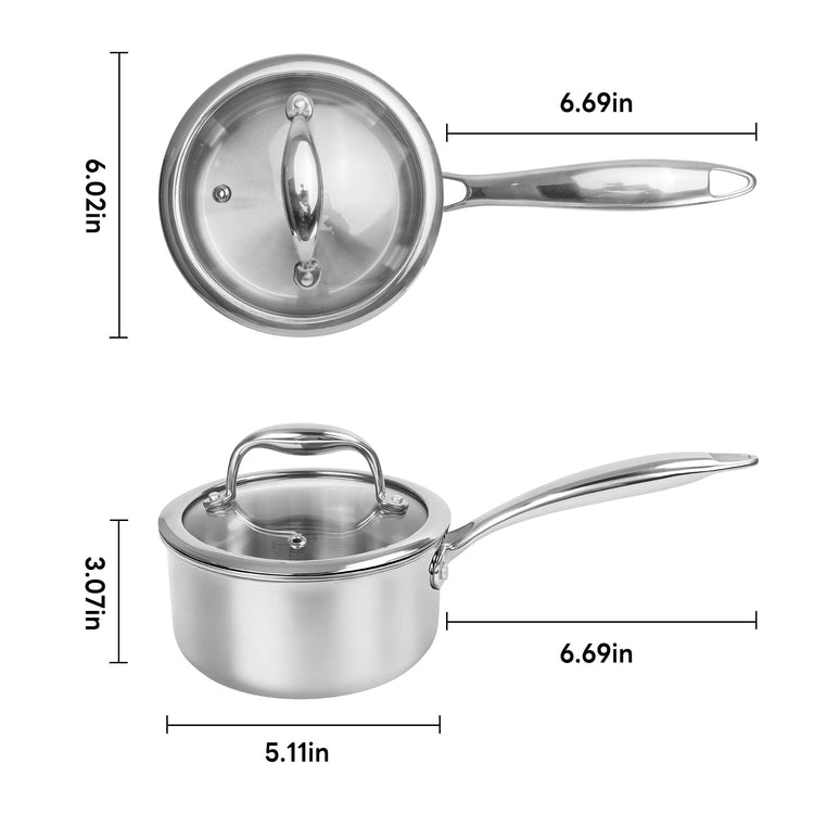 Sauce Pan with Glass Lid