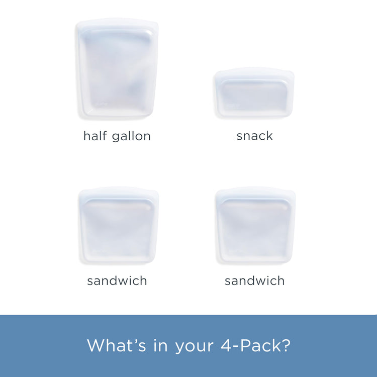 Premium Reusable Silicone Food Storage Bags
