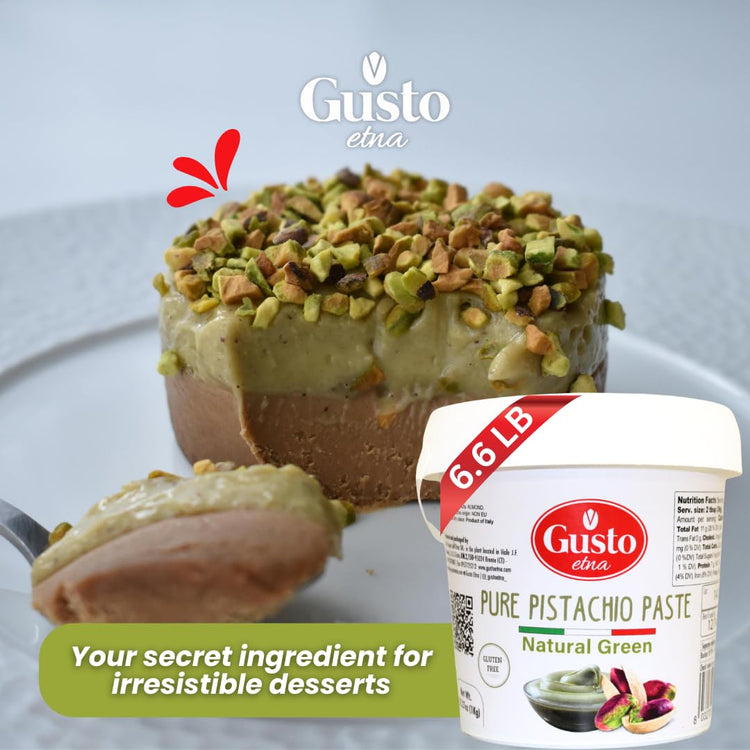 Pure 100% Pistachio Paste Bucket (105.82 Ounce)