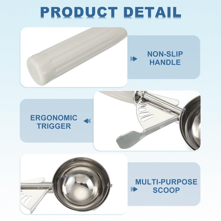 3 Pcs Cookie Scoops