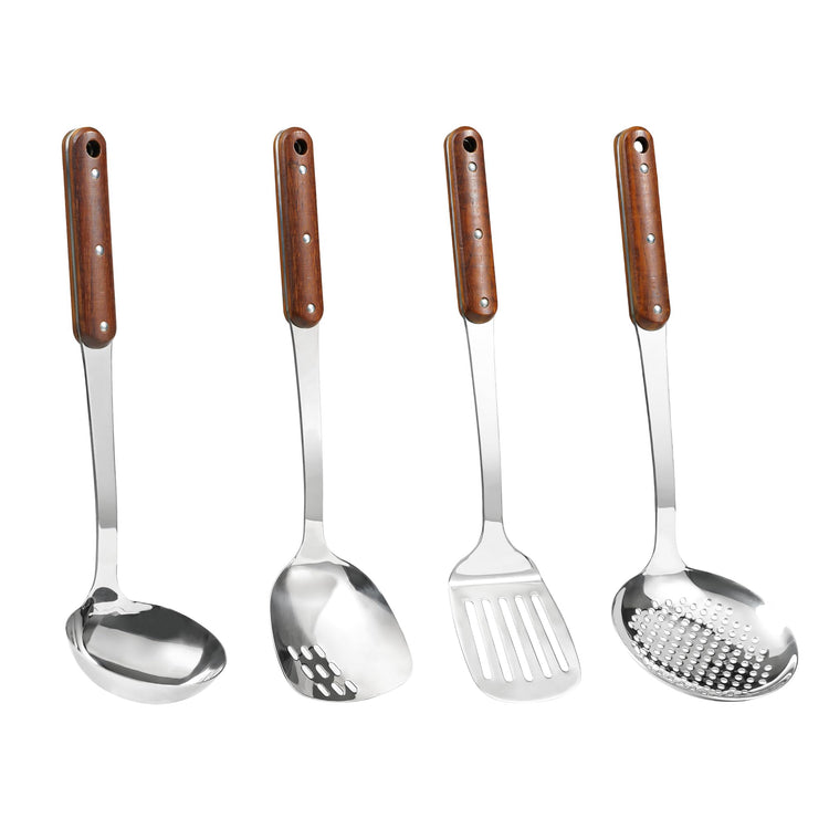 Stainless Steel Wok Spatula (4 Count)