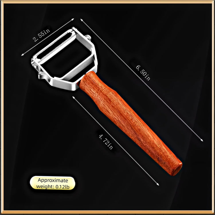 Y Shaped Vegetable Peeler Wooden Handle Stainless Steel for Fruit