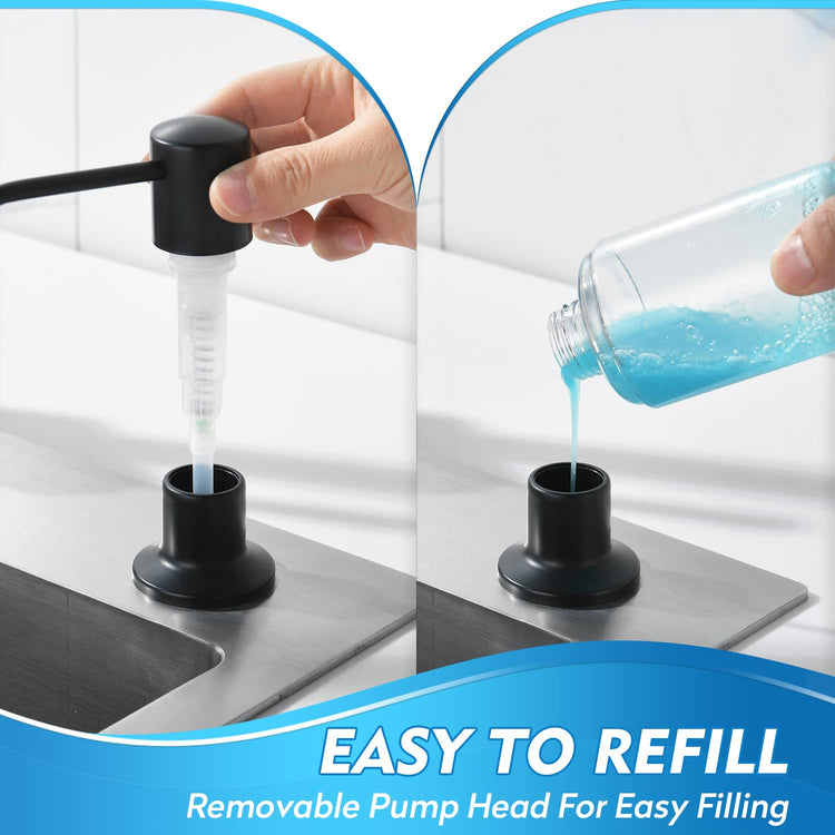 Dish Soap Dispenser for Kitchen Sink