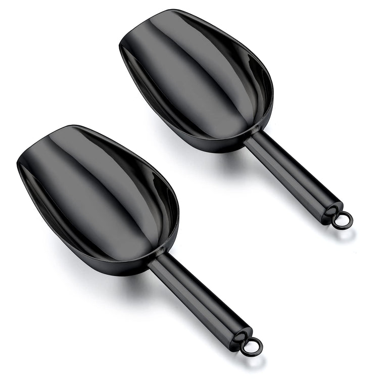 Ice Scoop 5oz Stainless Steel Canister Small Ice Candy Scoops (2 Count)