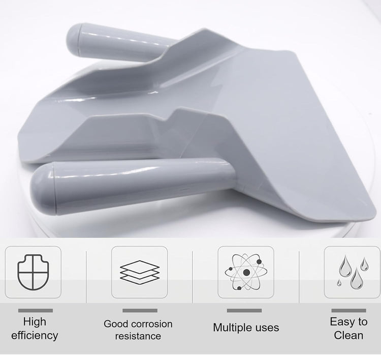 French Fry Popcorn Scoop Scooper, Polycarbonate Popcorn Scoop, Quick Fill Tool for Chip Popcorn Bagger Bags, Multipurpose Utility Scooper for Popcorn Machine Ice Candy Snacks Desserts