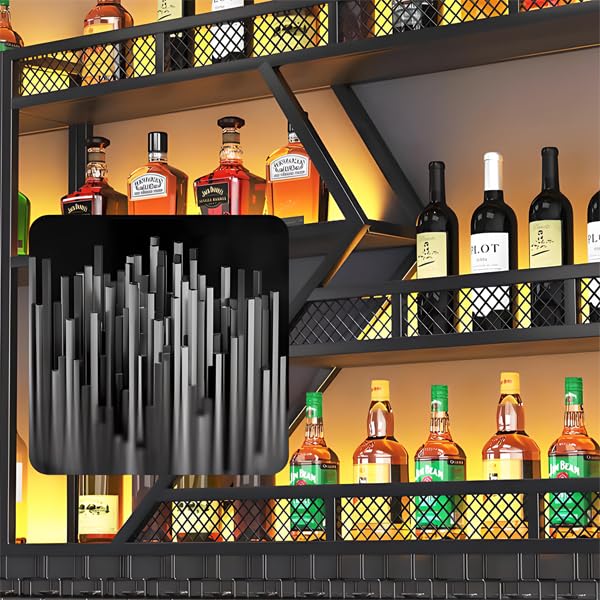 63in Large Wall Mounted Wine Rack