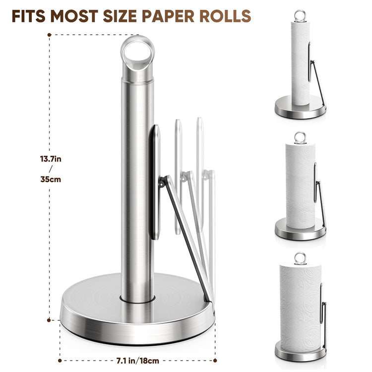 Heavy Duty Paper Towel Holder with Tension Arm