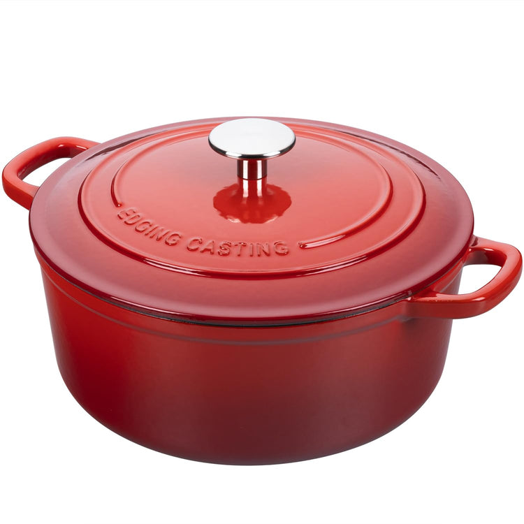 Enameled Cast Iron Dutch Oven Pot with Lid