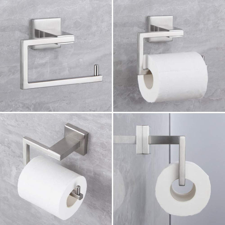 SUS304 Stainless Steel Bathroom Toilet Paper Holder Kitchen Washroom Tissue Roll Dispenser Wall Mounted Rustfree 5