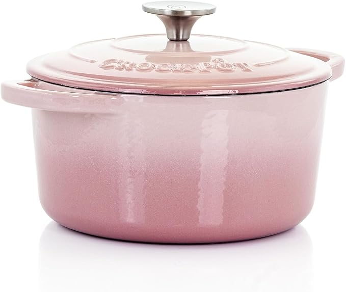 Crock-Pot Artisan Round Enameled Cast Iron Dutch Oven, 3-Quart, Pistachio Green