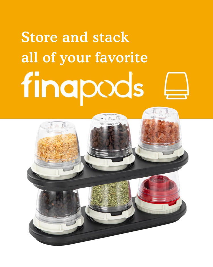 Black Trio Stackable Tray
