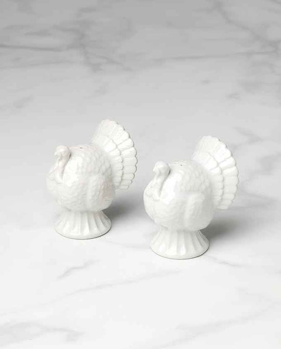 Lenox 898334 French Perle Carved Turkey Salt & Pepper Set