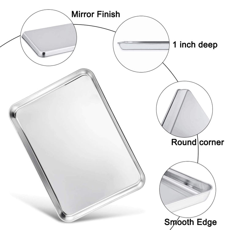 Baking Sheet with Cooling Rack Set