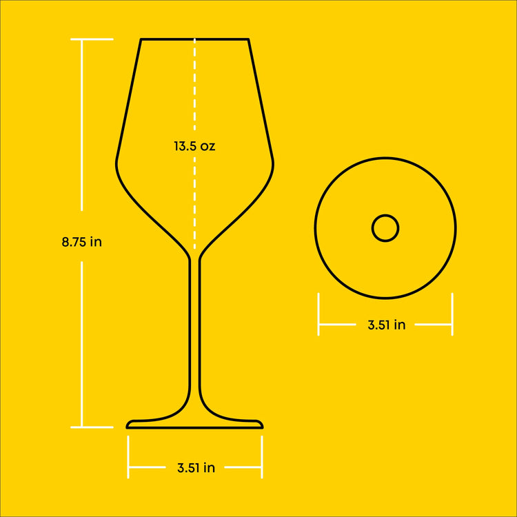 Layla White Wine Glasses (4 Count)