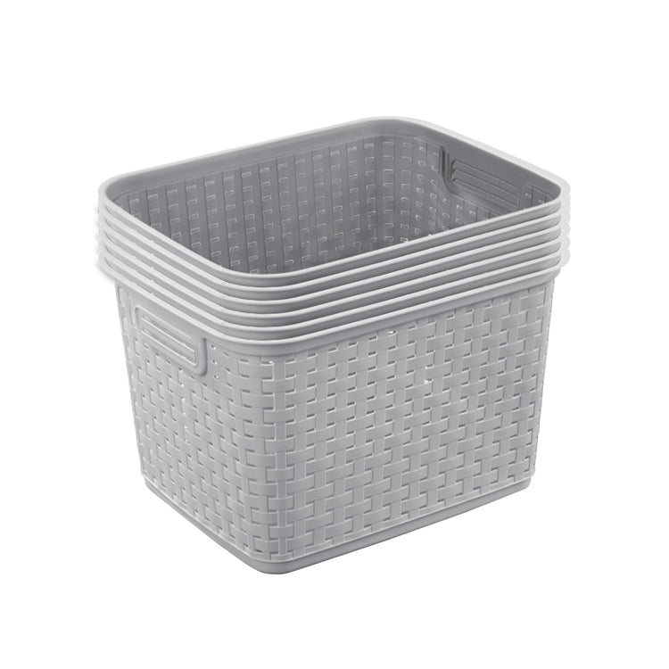 Tall Weave Basket (6 Count)