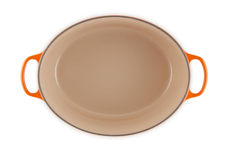 Enameled Cast Iron Oval Dutch Oven