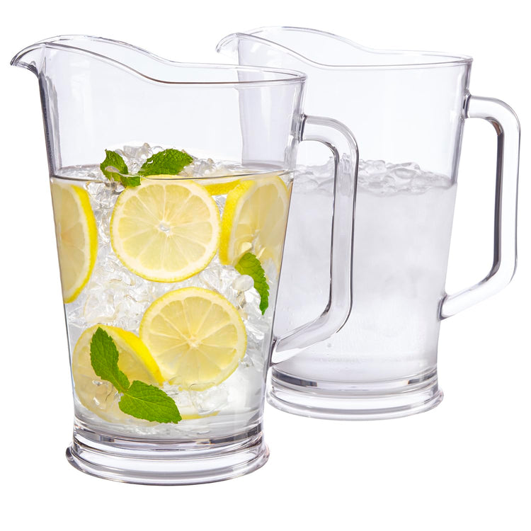 64oz Bistro Clear Pitcher (2 Count)