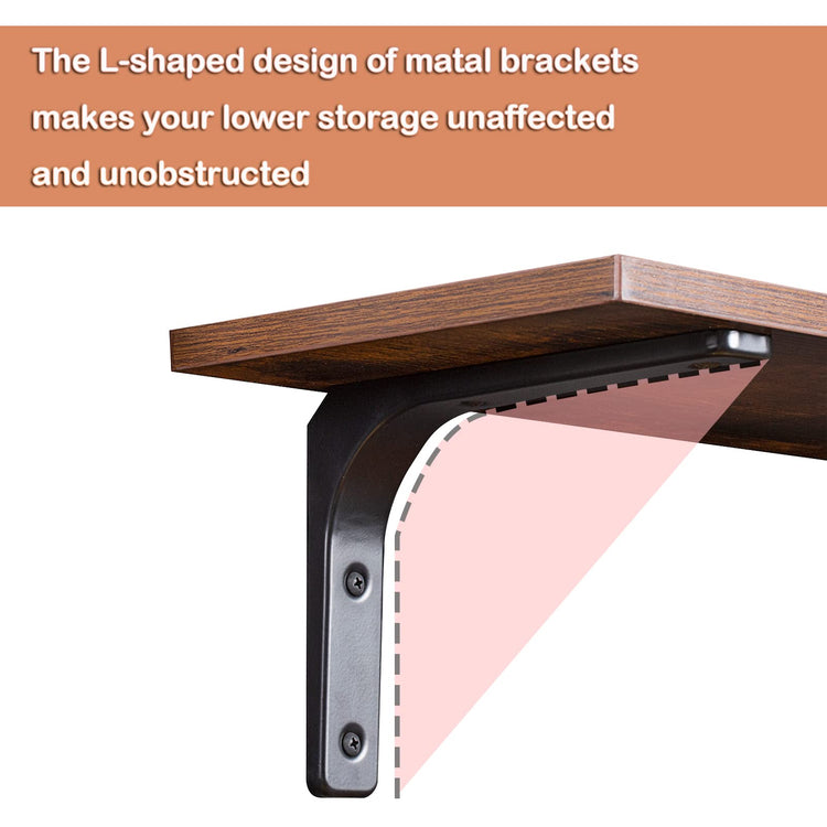 Long Wall Shelves (4 Count)
