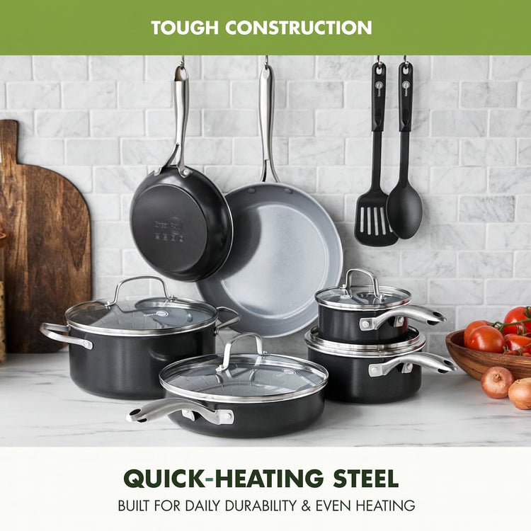 12 Piece Nonstick Swift Cookware Set