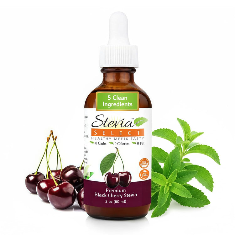 Black Cherry Flavored Liquid Stevia (2 Fl Oz)