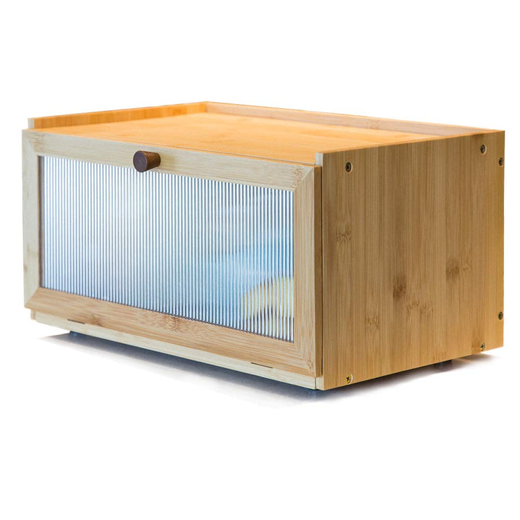 Bamboo Bread Box for Kitchen Counter