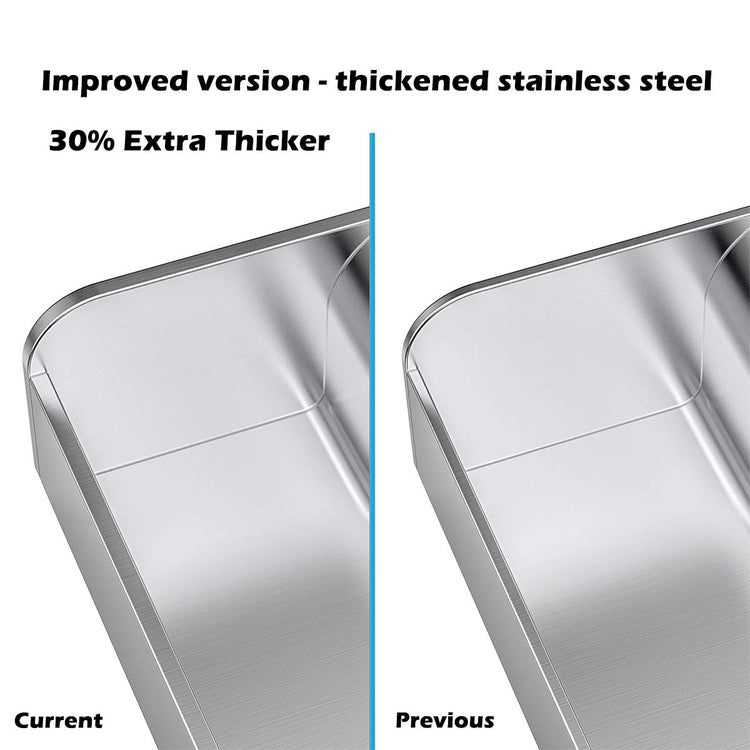 Stainless Steel Griddle Flat Top Plate 17" x 13"