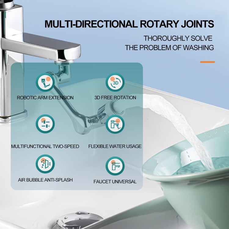 1080° Rotating Faucet Extender Aerator