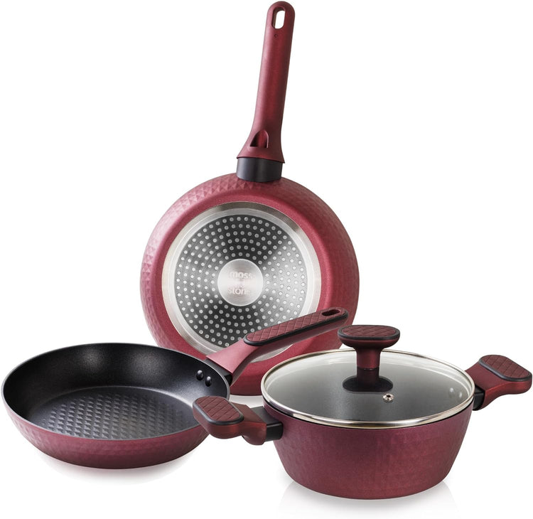 4 Piece Nonstick Cookware Set