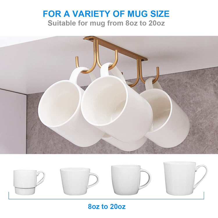 Mug Rack Under Cabinet