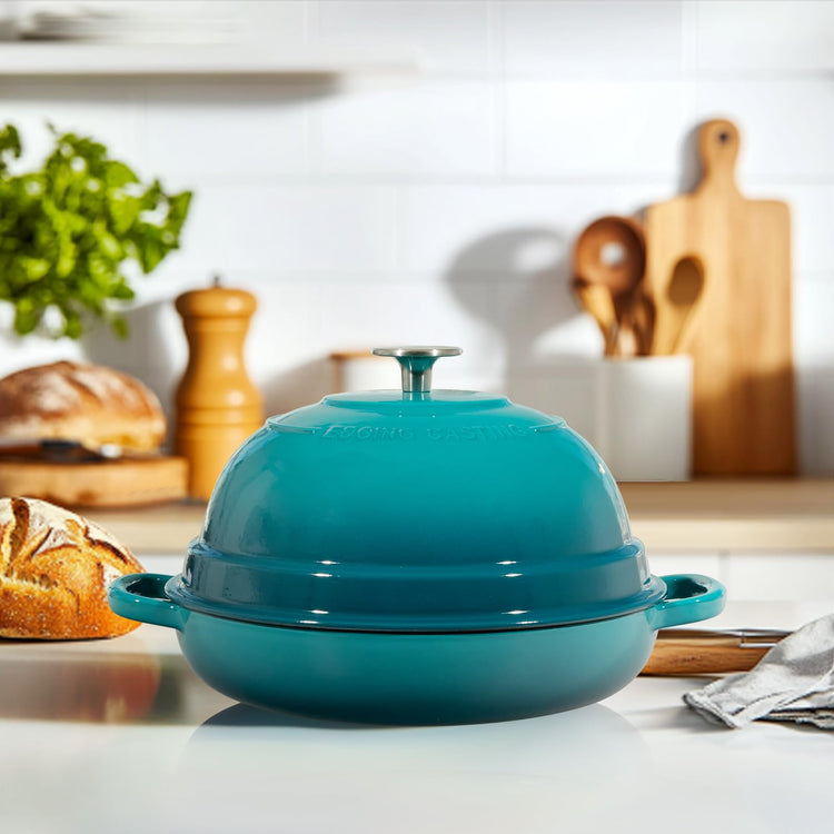 Enameled Cast Iron Dutch Oven Pot with Lid