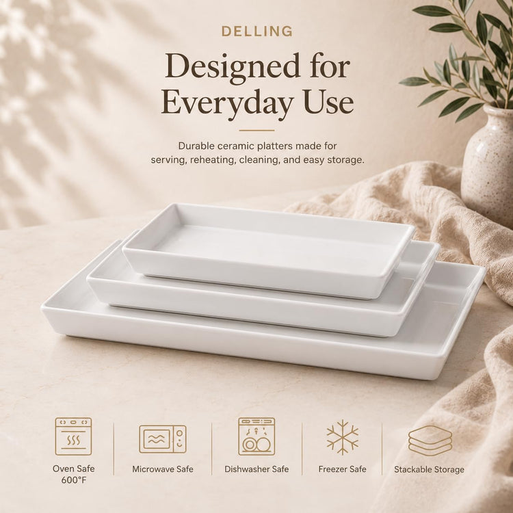 Large Serving Platter (3 Count)